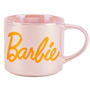 Mattel Zak Designs 15 fl oz Stoneware Modern Barbie Mug Pink